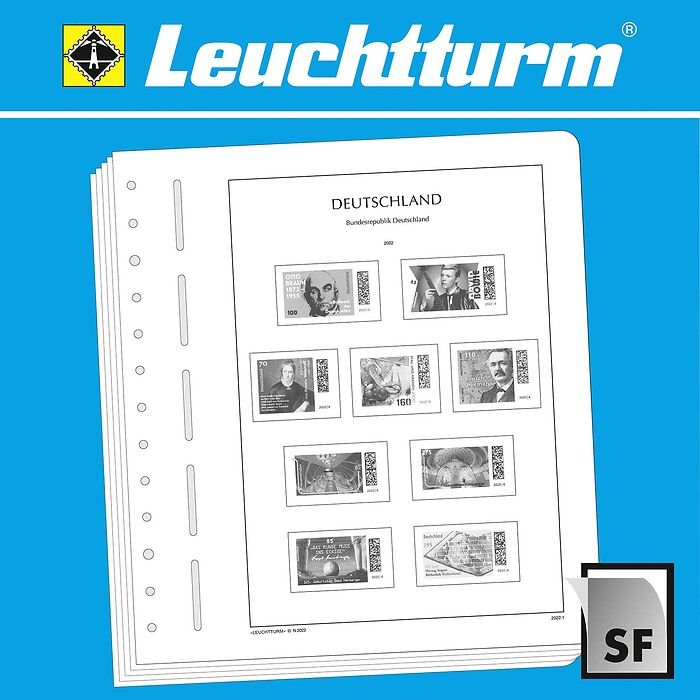 LIGHTHOUSE Illustrated album pages Federal Republic of Germany 2015-2019