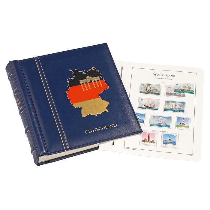 LIGHTHOUSE SF-Illustrated album Classic-Design Fed. Rep. of Germany 2015-2022, blue