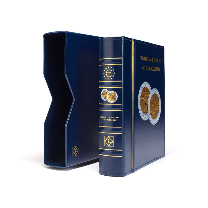 Optima Classic album “European 2-Euro commemorative coins” incl. slipcase, volume 3