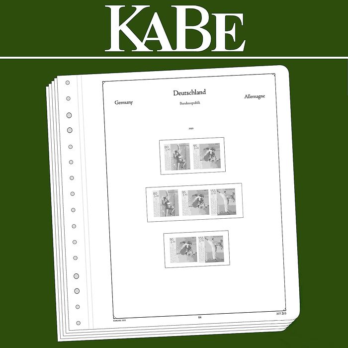 KABE OF Supplement Federal Republic of Germany combinations 2018