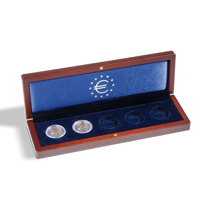 VOLTERRA coin etui for 5x 2-euro coins in capsules