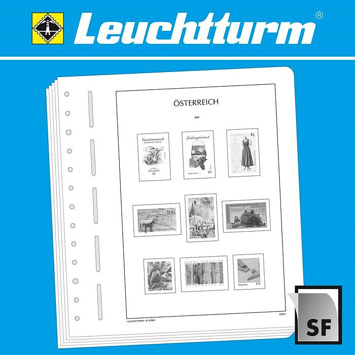 LIGHTHOUSE SF Illustrated album pages Dispenser-stamps 2018-2022