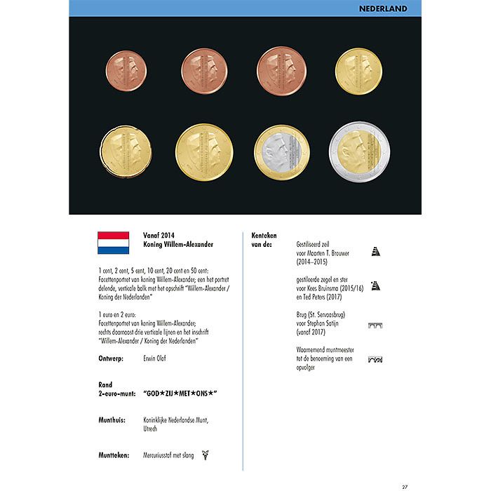 Euro Catalogue for coins and banknotes 2022, Dutch
