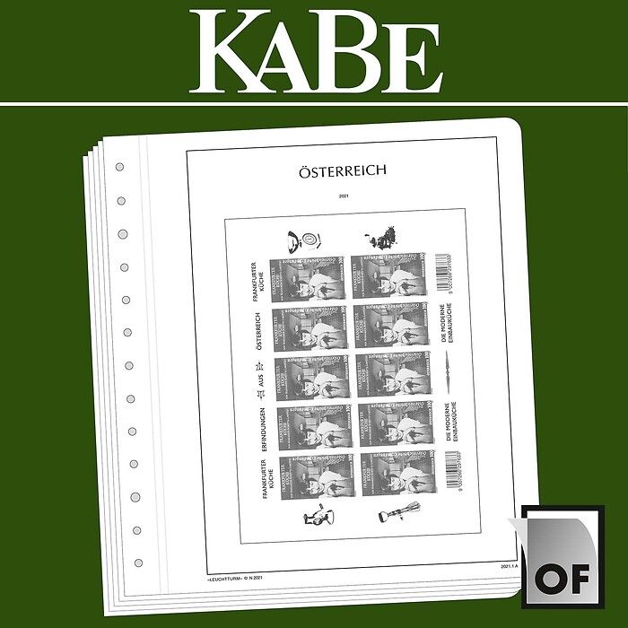 KABE OF Supplement Austria - Miniature Sheet 2021