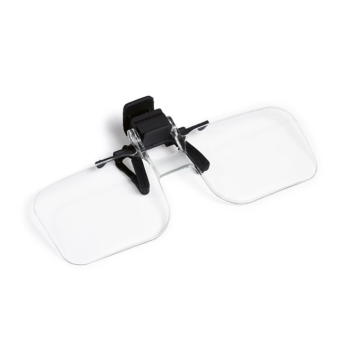 CLIP magnifying glasses with 2x magnification