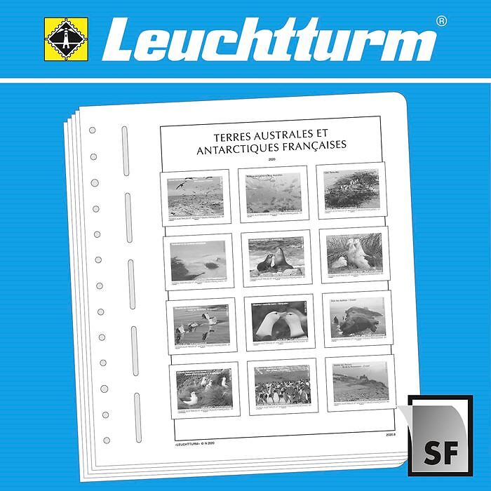 Lighthouse SF Illustrated album pages French Antarctica (T.A.A.F.) 2020-2025