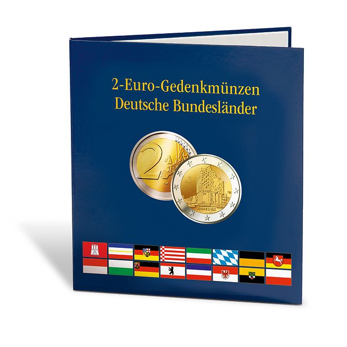 Coin album PRESSO, euro Collection for 2 euro coins 'Deutsche Bundesländer'