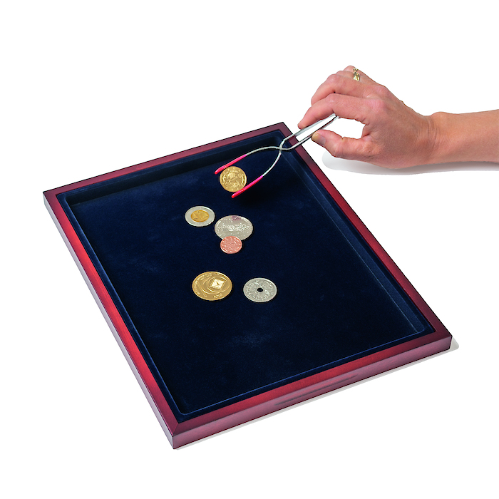 Butler coin tablet, blue