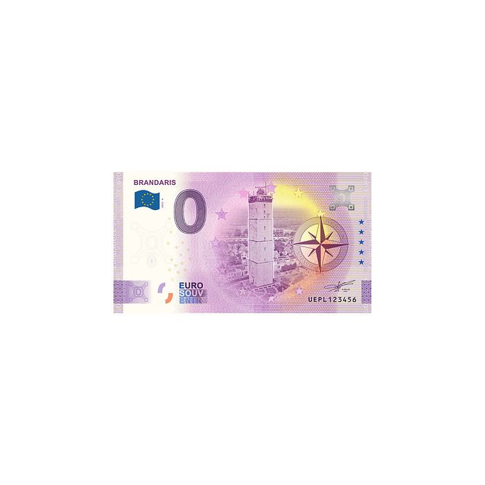 Leuchtturm Zero Euro Souvenir banknote „Brandaris'