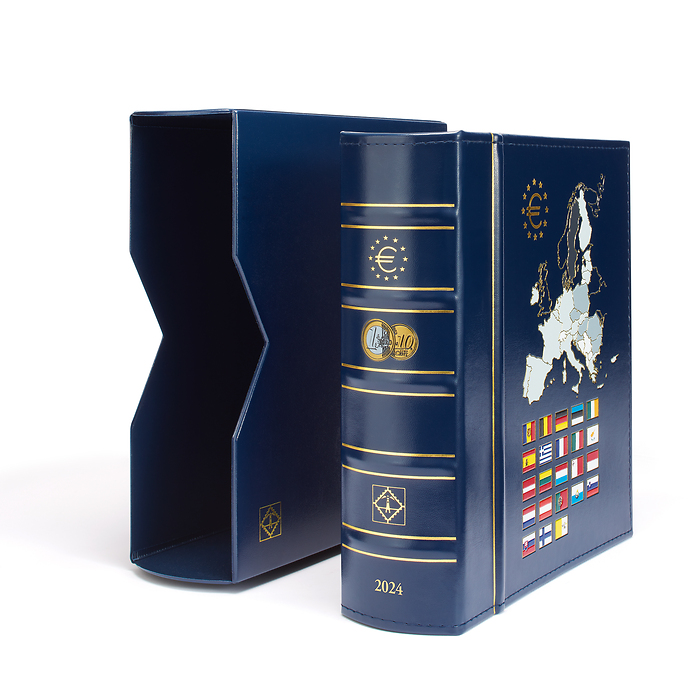 Vista Euro Annual Album 2024,  incl. slipcase. blue