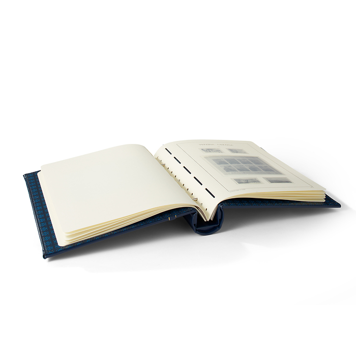 Turn-bar binder Perfect DP, classic design, 'Ukrajina' , incl. slipcase, blue