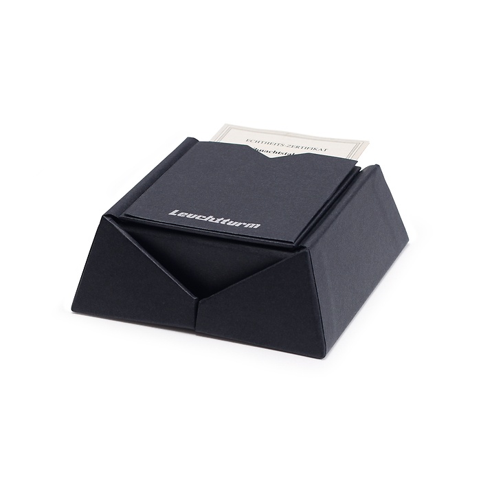 Porta coin case for a Quadrum coin capsule, black