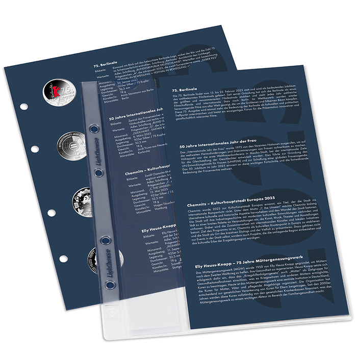 Optima supplement 2025 for album 'Dt. 20 Euro Gedenkmünzen'