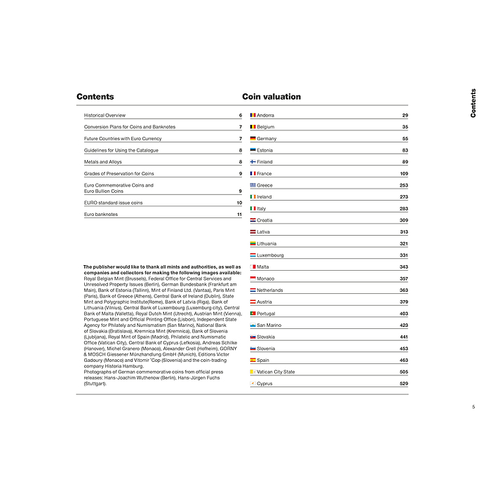 Euro Catalogue for coins and banknotes 2025, English