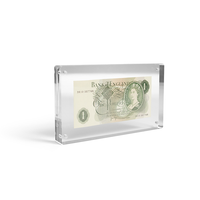 Expressio 170 - Acrylic frame for one banknote up to 170 x 85 mm