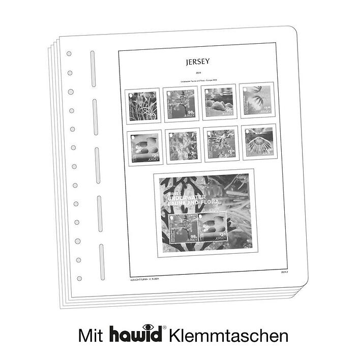 Lighthouse supplement with stamp mounts Jersey 2024