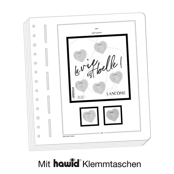 MOC supplement with stamp mounts France 2024