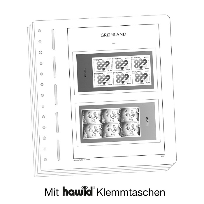 LIGHTHOUSE Supplement Greenland Booklet Sheets 2024