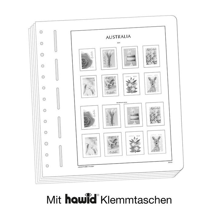 Lighthouse supplement with stamp mounts Australia 2024