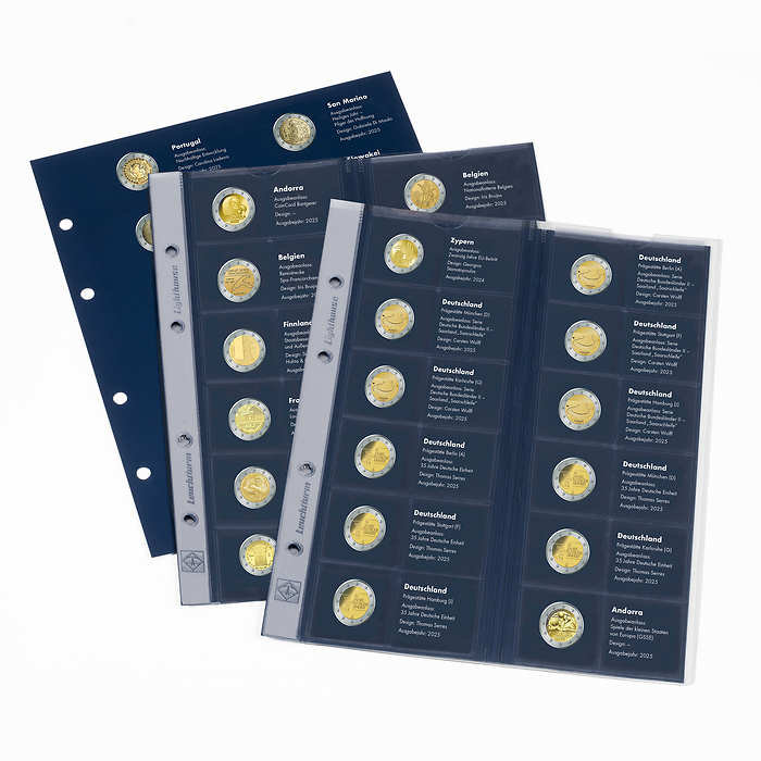 Optima supplement 2025 for album 'European 2-Euro commermomative'