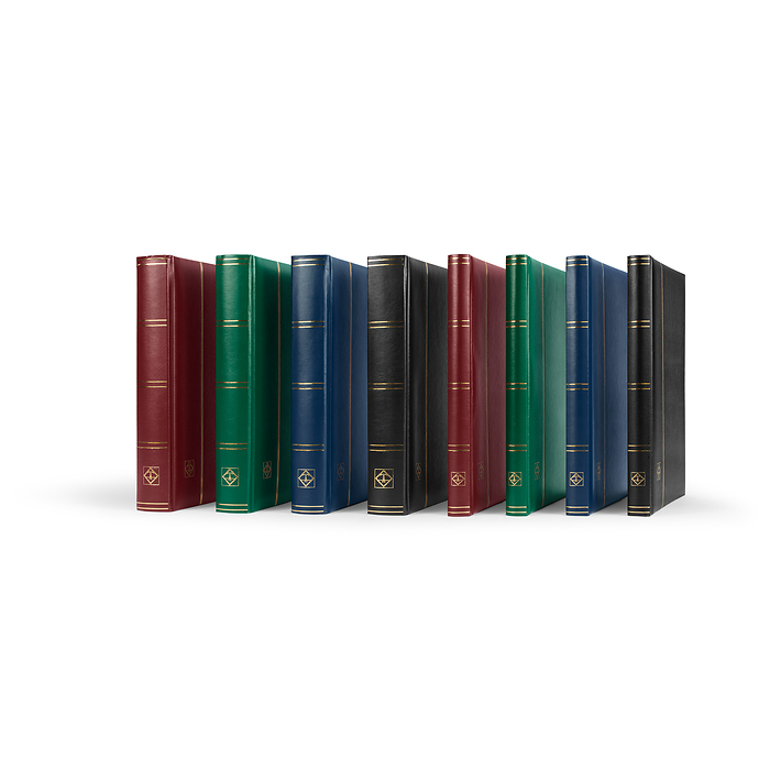 Comfort padded stockbooks, black pages