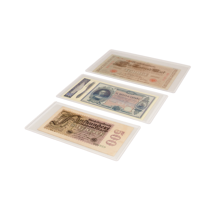 Basic Plus Toploader sleeves for banknotes