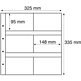 Maximum plastic sheets, for Olld postcards, Landscape, clear