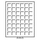MB coin box with 48 square Compartments up to 30 mm Ø, grey