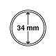 Grips coin capsules inner diameter 34 mm