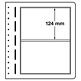 Lighthouse LB-bank sheets, 2-way division, 190x124 mm