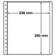 Lighthouse LB-bank sheets, 1-way division, 236x293 mm