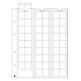Optima coin sheets, for 54 coins up to 20 mm Ø, clear