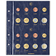 Vista coin sheets, Euro neutral each for 2 coin Sets per sheet