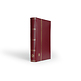 Comfort stockbook, DIN A4, 64  white pages, padded cover, wine red