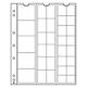 Numis coin sheets, 33 pockets   for Diverse Ø, Pack of 5