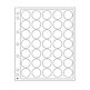 Encap Plastic sheets, clear pockets for 35 coins with a diameter between 26 and 27 mm