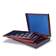 Volterra Trio - Presentation case, each with 30 square  divisions for coins up to 39 mm Ø