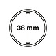Grips coin capsules inner diameter 38 mm