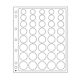 Encap plastic sheets, clear pockets for 5-Euro Sets in capsules