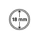 Grips coin capsules inner diameter 18 mm