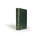 Premium stockbook, DIN A4, 64  black pages, padded cover made of LEFA, green