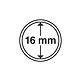 Grips coin capsules inner diameter 16 mm