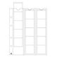 Optima coin sheets, for 15 coins up to 42 mm Ø, clear