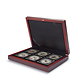 Volterra coin case for 6 Quadrum coin capsules