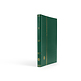 Comfort stockbook, DIN A4, 32  black pages, padded cover, green