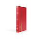 Basic stockbook, DIN A5, 32 black pages, unpadded cover, red