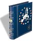 Vista Euro coin album volume 1 for 12 coin Sets, incl. slipcase, blue