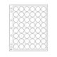 Encap Plastic sheets, clear pockets for 48 coins with a diameter between 22,2 and 23 mm
