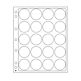 Encap Plastic sheets, clear pockets for 20 coins with a diameter between 39 and 41 mm