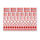 Marking stickers incl. dots, circles and arrows, pack of 10